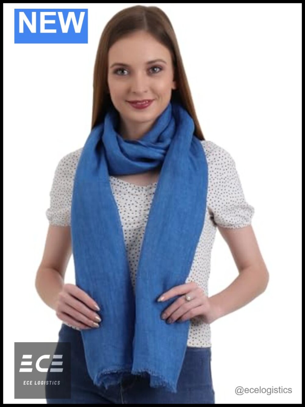 100% Linen Scarf Light Airy Breathable All Weather Wrap